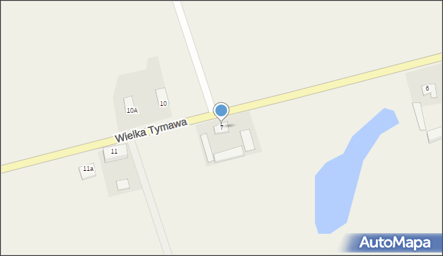 Wielka Tymawa, Wielka Tymawa, 7, mapa Wielka Tymawa