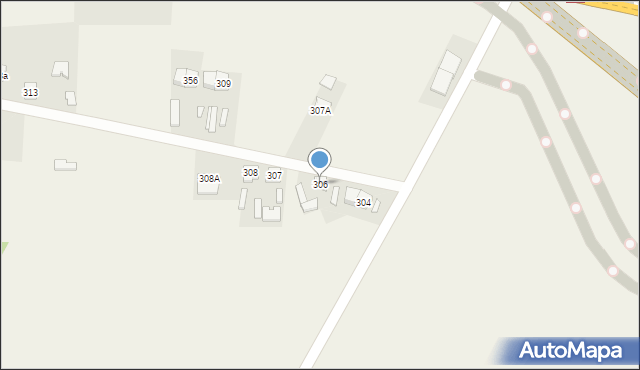 Wielka Wieś, Wielka Wieś, 306, mapa Wielka Wieś