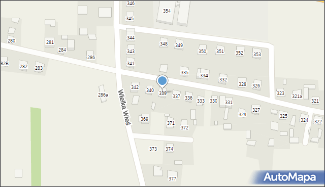 Wielka Wieś, Wielka Wieś, 339, mapa Wielka Wieś