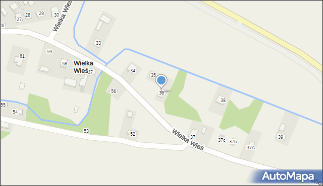 Wielka Wieś, Wielka Wieś, 36, mapa Wielka Wieś