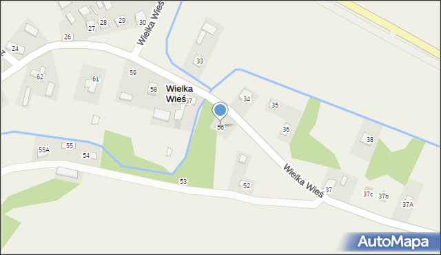 Wielka Wieś, Wielka Wieś, 56, mapa Wielka Wieś