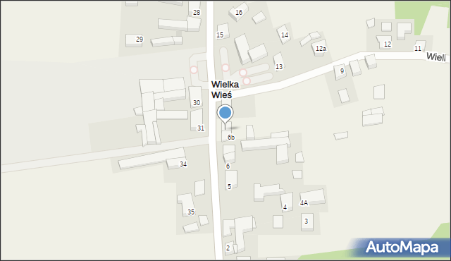 Wielka Wieś, Wielka Wieś, 7a, mapa Wielka Wieś