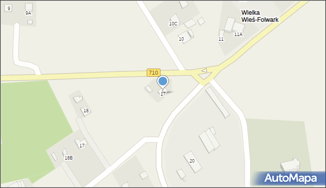 Wielka Wieś-Folwark, Wielka Wieś-Folwark, 17, mapa Wielka Wieś-Folwark