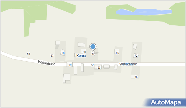 Wielkanoc, Wielkanoc, 61, mapa Wielkanoc