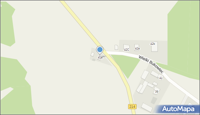 Wielki Bukowiec, Wielki Bukowiec, 41a, mapa Wielki Bukowiec