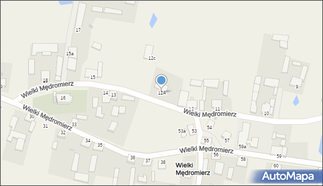 Wielki Mędromierz, Wielki Mędromierz, 12A, mapa Wielki Mędromierz