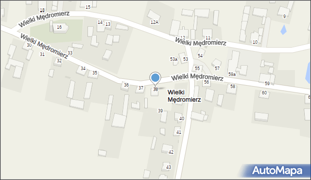Wielki Mędromierz, Wielki Mędromierz, 38, mapa Wielki Mędromierz