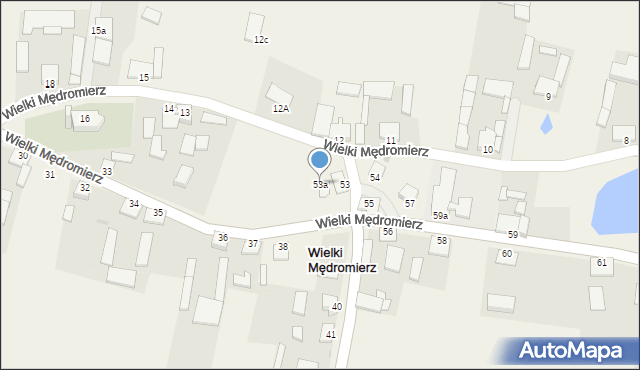 Wielki Mędromierz, Wielki Mędromierz, 53a, mapa Wielki Mędromierz