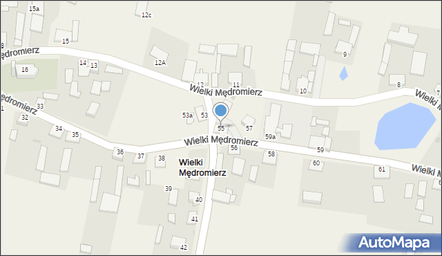 Wielki Mędromierz, Wielki Mędromierz, 55, mapa Wielki Mędromierz