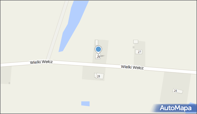 Wielki Wełcz, Wielki Wełcz, 29, mapa Wielki Wełcz