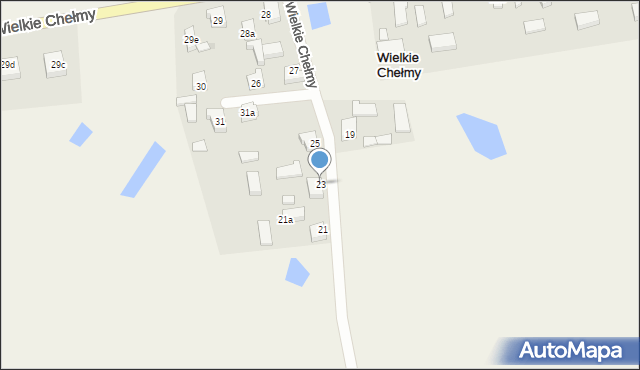 Wielkie Chełmy, Wielkie Chełmy, 23, mapa Wielkie Chełmy