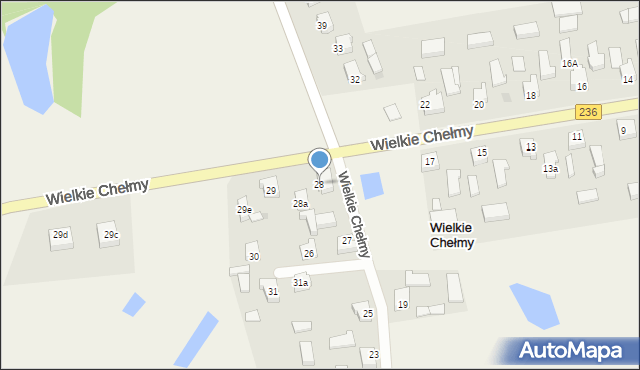 Wielkie Chełmy, Wielkie Chełmy, 28, mapa Wielkie Chełmy