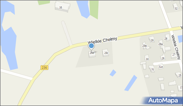 Wielkie Chełmy, Wielkie Chełmy, 29d, mapa Wielkie Chełmy