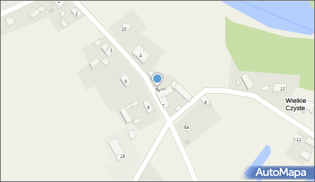 Wielkie Czyste, Wielkie Czyste, 7b, mapa Wielkie Czyste