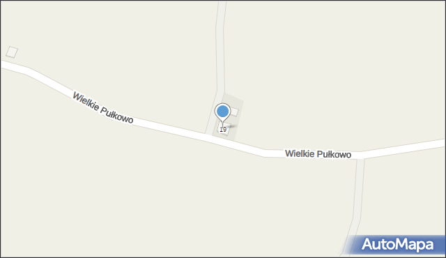 Wielkie Pułkowo, Wielkie Pułkowo, 19, mapa Wielkie Pułkowo