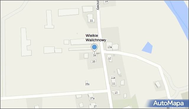 Wielkie Walichnowy, Wielkie Walichnowy, 34, mapa Wielkie Walichnowy