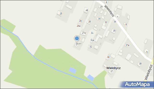 Wielobycz, Wielobycz, 27, mapa Wielobycz