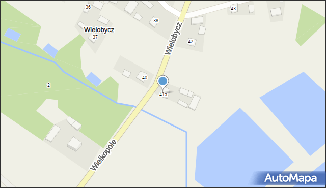 Wielobycz, Wielobycz, 41a, mapa Wielobycz