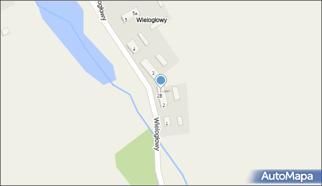 Wielogłowy, Wielogłowy, 2a, mapa Wielogłowy