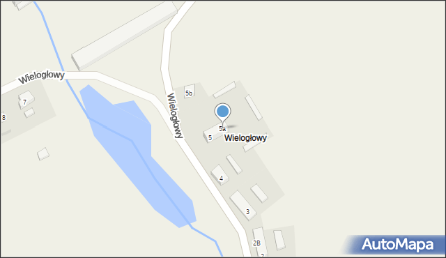 Wielogłowy, Wielogłowy, 5a, mapa Wielogłowy