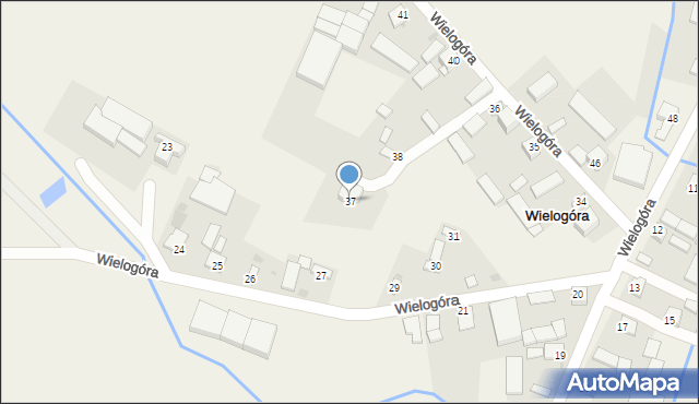 Wielogóra, Wielogóra, 37, mapa Wielogóra