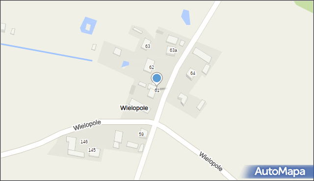 Wielopole, Wielopole, 61, mapa Wielopole