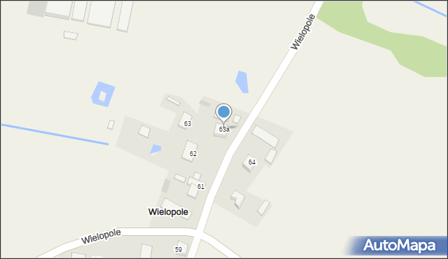 Wielopole, Wielopole, 63a, mapa Wielopole