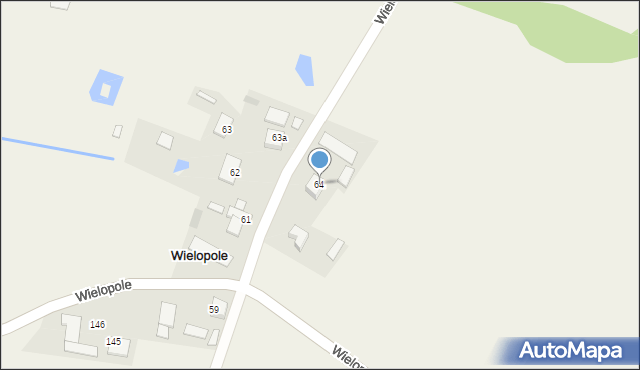 Wielopole, Wielopole, 64, mapa Wielopole