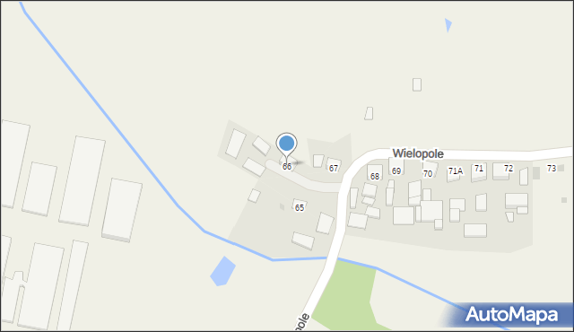 Wielopole, Wielopole, 66, mapa Wielopole