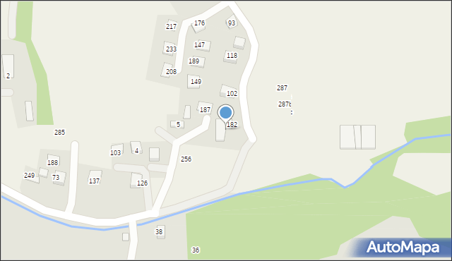 Wielopole, Wielopole, 182, mapa Wielopole