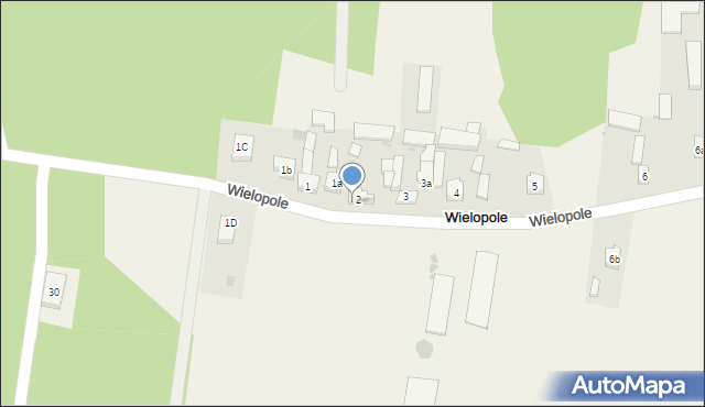 Wielopole, Wielopole, 2a, mapa Wielopole