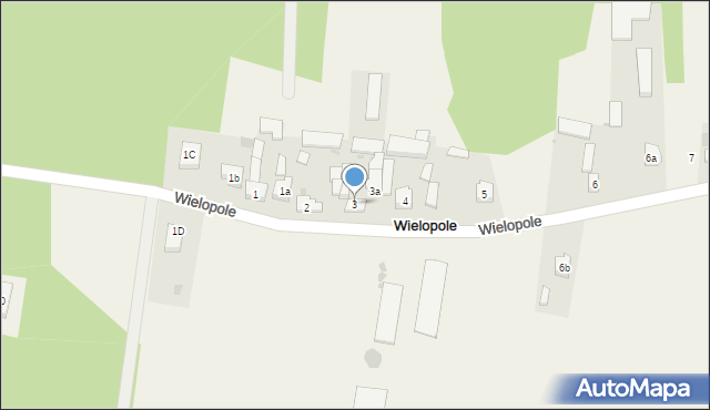 Wielopole, Wielopole, 3, mapa Wielopole