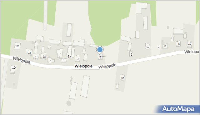 Wielopole, Wielopole, 5, mapa Wielopole