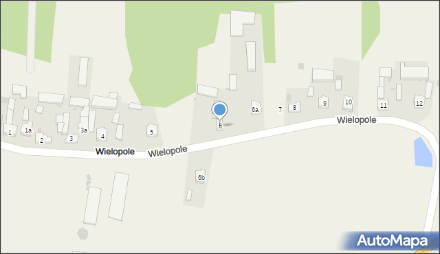 Wielopole, Wielopole, 6, mapa Wielopole