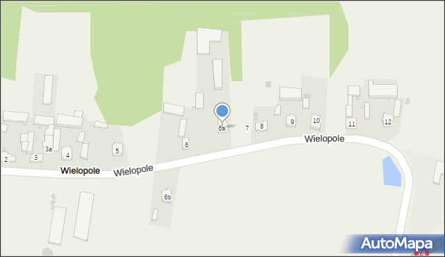 Wielopole, Wielopole, 6a, mapa Wielopole