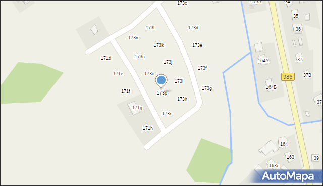 Wielopole Skrzyńskie, Wielopole Skrzyńskie, 173p, mapa Wielopole Skrzyńskie