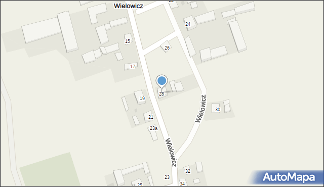 Wielowicz, Wielowicz, 28, mapa Wielowicz