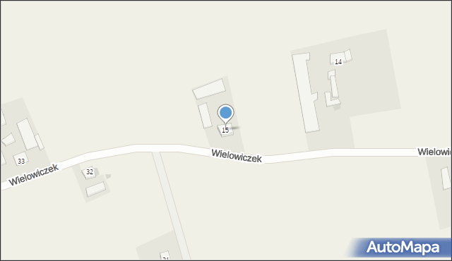 Wielowiczek, Wielowiczek, 15, mapa Wielowiczek