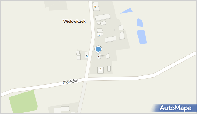 Wielowiczek, Wielowiczek, 6, mapa Wielowiczek