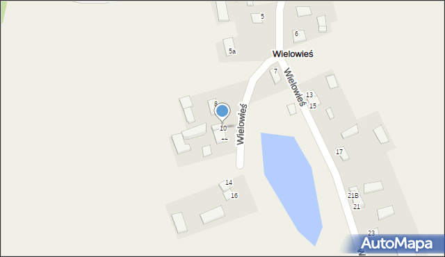 Wielowieś, Wielowieś, 10, mapa Wielowieś