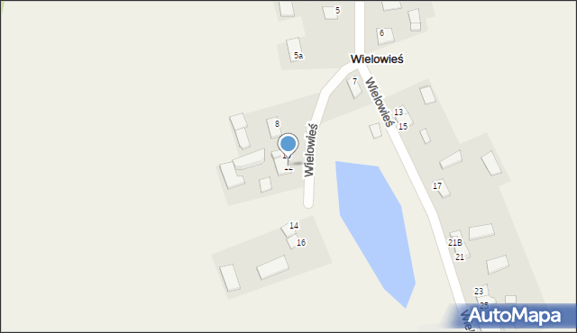 Wielowieś, Wielowieś, 12, mapa Wielowieś