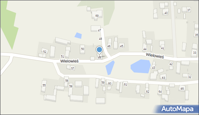 Wielowieś, Wielowieś, 49, mapa Wielowieś