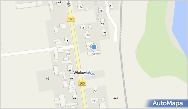 Wielowieś, Wielowieś, 51, mapa Wielowieś