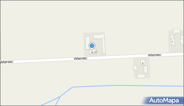 Wieniec, Wieniec, 9, mapa Wieniec