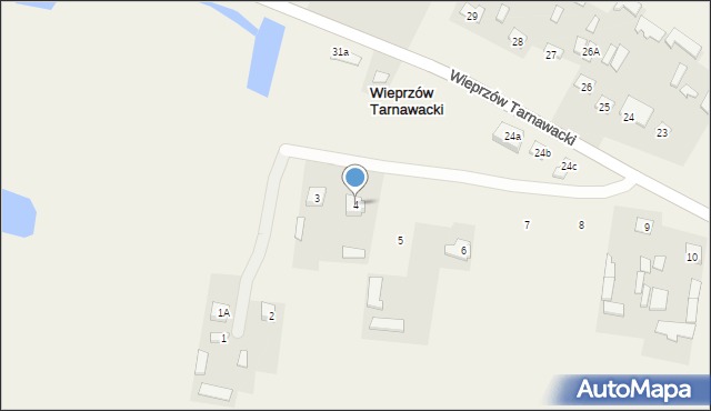 Wieprzów Ordynacki, Wieprzów Ordynacki, 4, mapa Wieprzów Ordynacki