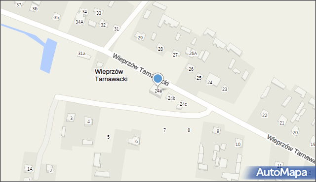 Wieprzów Tarnawacki, Wieprzów Tarnawacki, 24a, mapa Wieprzów Tarnawacki