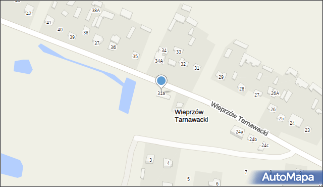 Wieprzów Tarnawacki, Wieprzów Tarnawacki, 31a, mapa Wieprzów Tarnawacki