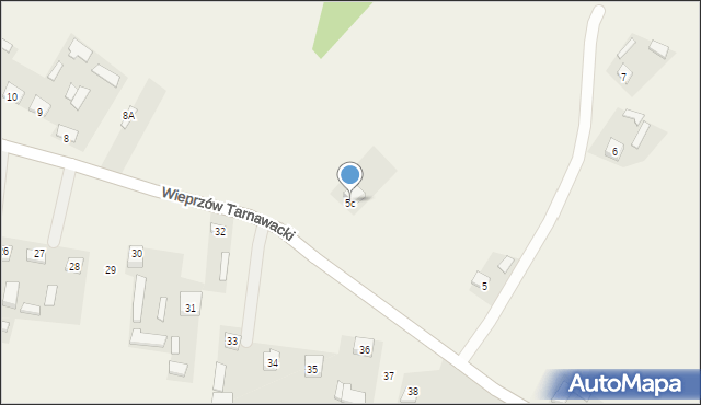 Wieprzów Tarnawacki, Wieprzów Tarnawacki, 5c, mapa Wieprzów Tarnawacki