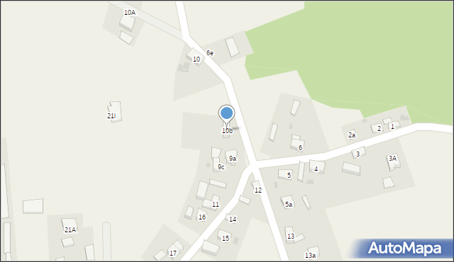 Wiercień, Wiercień, 10b, mapa Wiercień