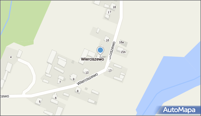 Wierciszewo, Wierciszewo, 14, mapa Wierciszewo